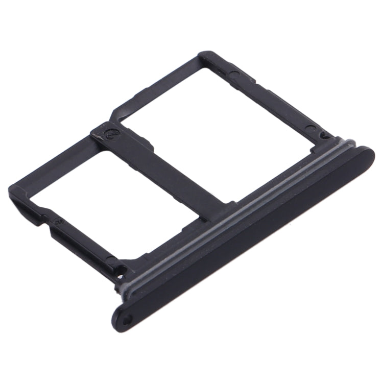 Nano SIM Card Tray + Micro SD Card Tray for LG Stylo 4 / Q Stylus Q710 / LM-Q710CS / LM-Q710MS / LM-Q710ULS / LM-Q710ULM / LM-Q710TS / LM-Q710WA (Black) - For LG by PMc TechLife | Online Shopping South Africa | PMc TechLife | Buy Now Pay Later Mobicred