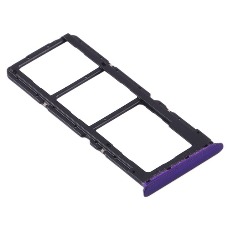 For OPPO Realme 5 Pro / Q SIM Card Tray + SIM Card Tray + Micro SD Card Tray (Purple) - Others by PMC TechLife | Online Shopping South Africa | PMC TechLife | Buy Now Pay Later Mobicred