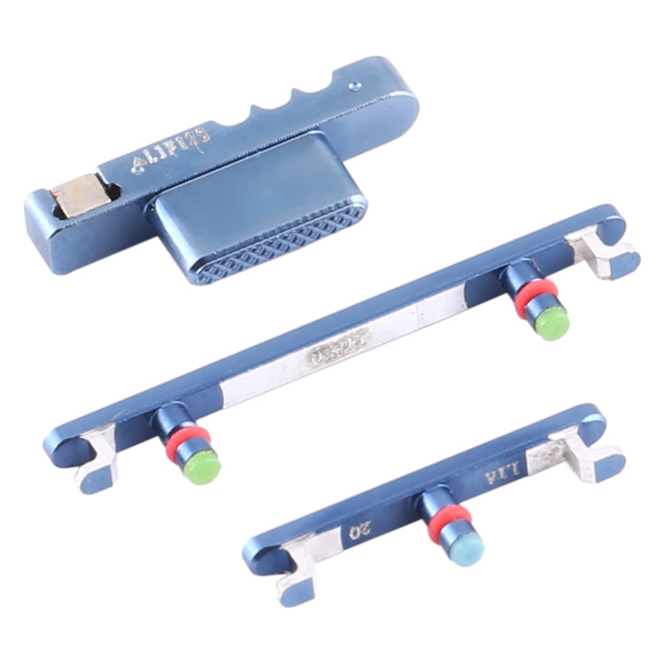 For OnePlus 8 Power Button and Volume Control Button (Blue) - Home key & Side Key by PMc TechLife | Online Shopping South Africa | PMc TechLife | Buy Now Pay Later Mobicred