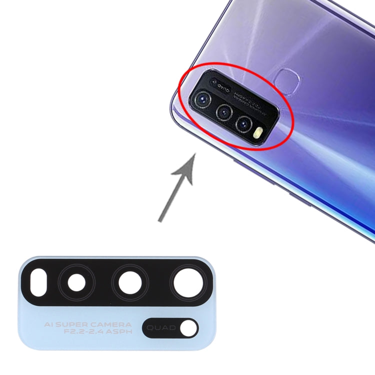 For Vivo Y50 1935, V1965A / Vivo Y30 1938 10pcs Back Camera Lens (Baby Blue) - free shipping - PMc TechLife - Order now!