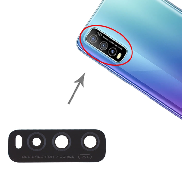 For Vivo Y70s 10pcs Back Camera Lens - Camera Parts by PMc TechLife | Online Shopping South Africa | PMc TechLife | Buy Now Pay Later Mobicred