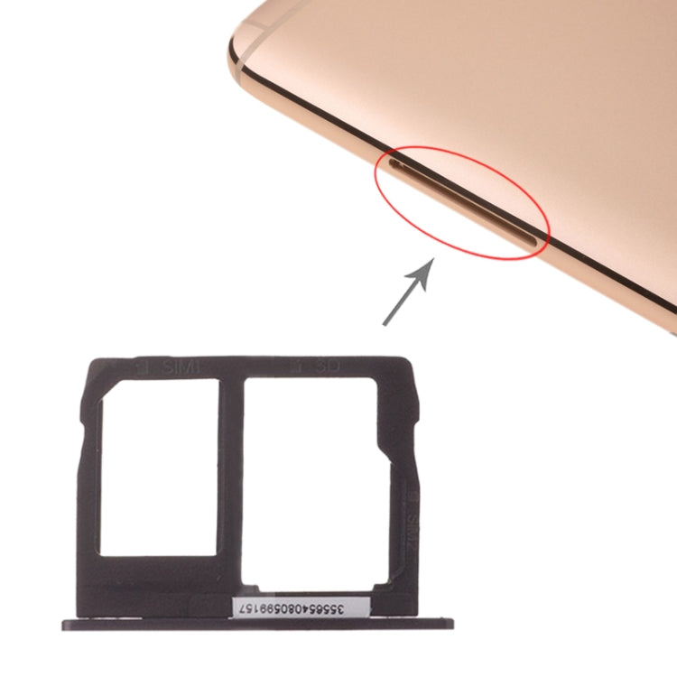 SIM Card Tray + Micro SD Card Tray for Motorola Moto G5S Plus XT1805 (Black) - Card Socket by PMc TechLife | Online Shopping South Africa | PMc TechLife | Buy Now Pay Later Mobicred