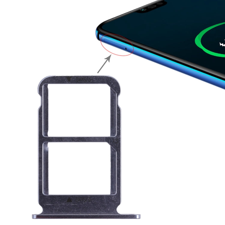 SIM Card Tray for Huawei Honor 10 (Grey) - Card Socket by PMc TechLife | Online Shopping South Africa | PMc TechLife | Buy Now Pay Later Mobicred