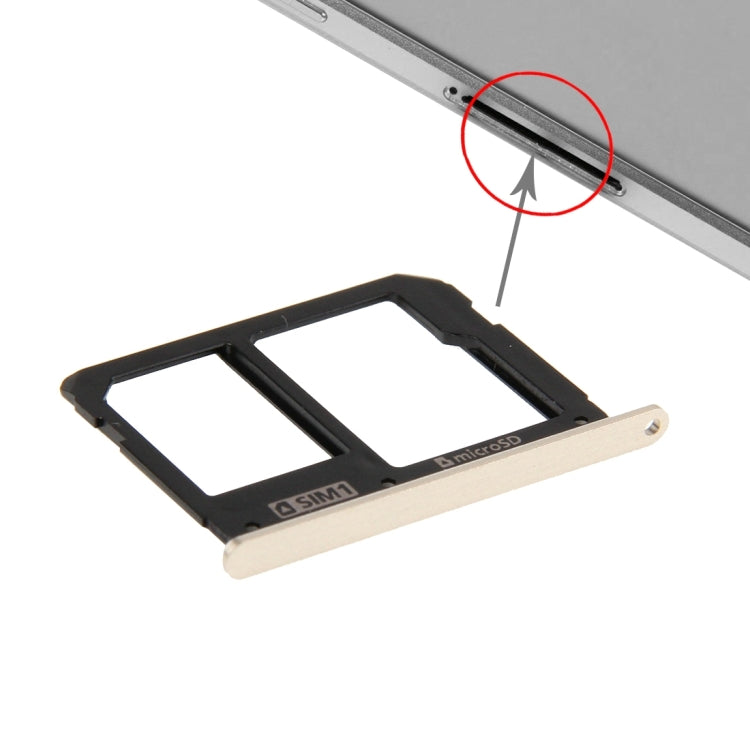 For Galaxy A9(2016) / A9000 SIM Card Tray and Micro SD Card Tray (Gold) - free shipping - PMc TechLife - Order now!
