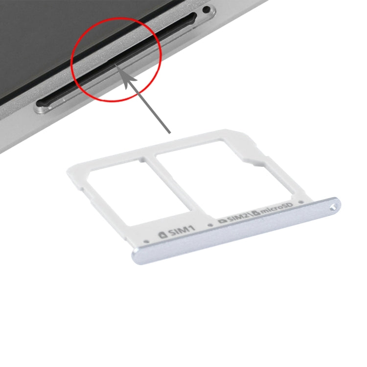 For Galaxy A3(2016) / A3100 & A5(2016) / A5100 & A7(2016) / A7100 SIM Card Tray and Micro SD Card Tray (Grey) - free shipping - PMc TechLife - Order now!