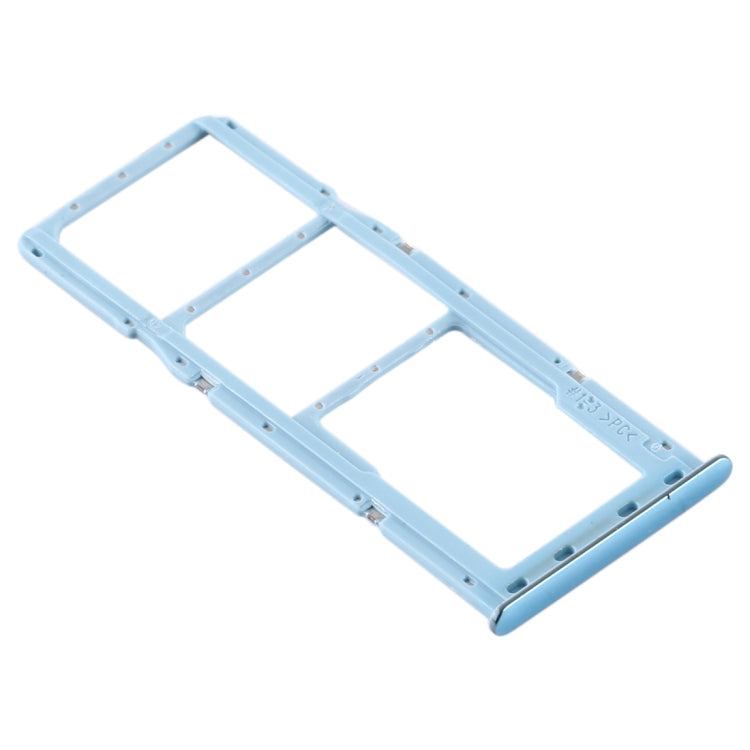 For Samsung Galaxy A51 / A515 SIM Card Tray + SIM Card Tray + Micro SD Card Tray (Blue) - free shipping - PMc TechLife - Order now!