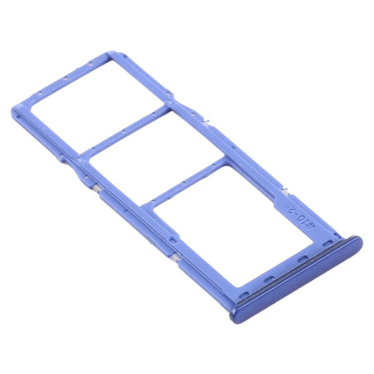 For Samsung Galaxy A21s SIM Card Tray + SIM Card Tray + Micro SD Card Tray (Blue) - free shipping - PMc TechLife - Order now!