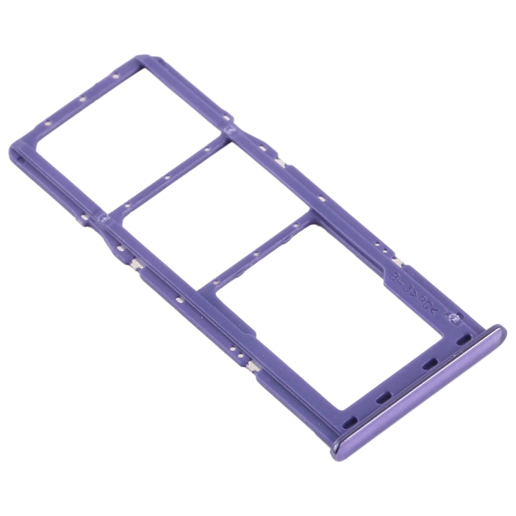 For Samsung Galaxy A50s SM-A507 SIM Card Tray + SIM Card Tray + Micro SD Card Tray (Purple) - free shipping - PMc TechLife - Order now!