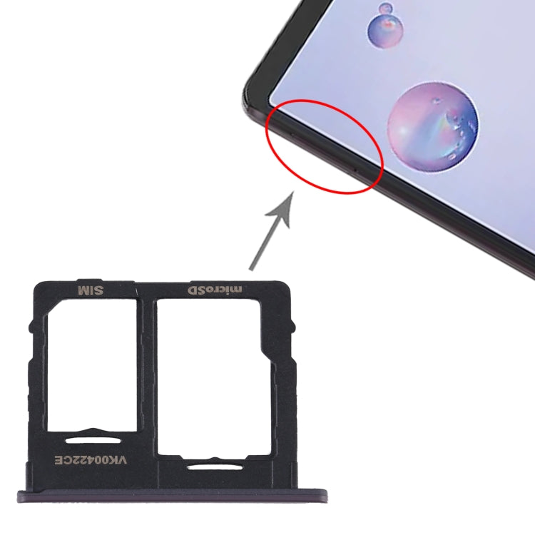 For Samsung Galaxy Tab A 8.4(2020) / SM-T307U SIM Card Tray + Micro SD Card Tray (Black) - free shipping - PMc TechLife - Order now!