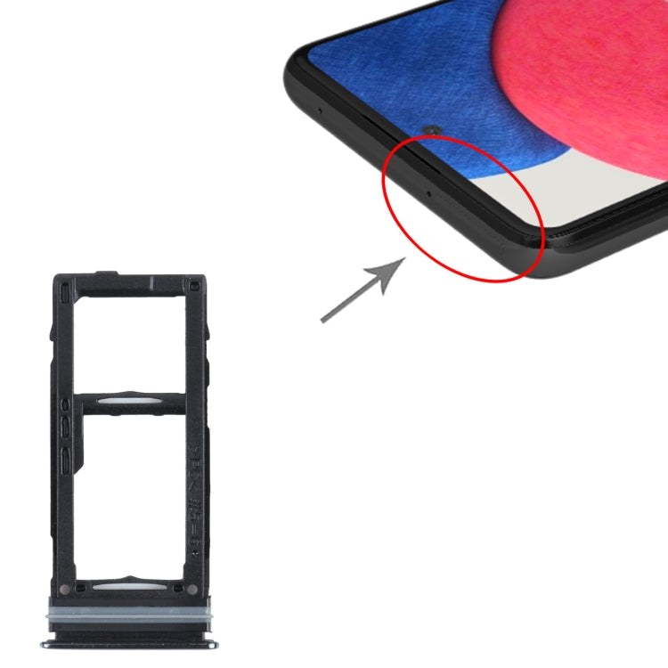 For Samsung Galaxy A52S 5G SM-A528 SIM Card Tray + SIM Card Tray / Micro SD Card Tray (Black) - free shipping - PMc TechLife - Order now!