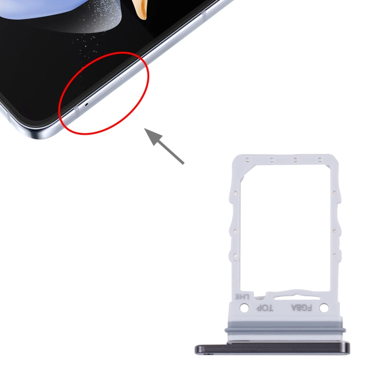 For Samsung Galaxy Z Flip4 SM-F721B Original SIM Card Tray (Black) - free shipping - PMc TechLife - Order now!