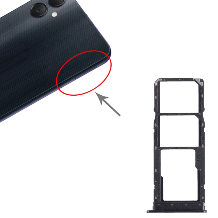 For Samsung Galaxy A05 SM-A055 Original SIM + SIM Card Tray + Micro SD Card Tray (Black) - free shipping - PMc TechLife - Order now!