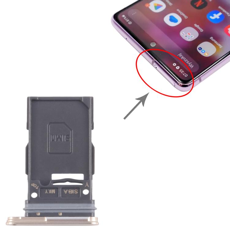 For Samsung Galaxy S24 SM-S921B Original SIM Card Tray (Gold) - free shipping - PMc TechLife - Order now!