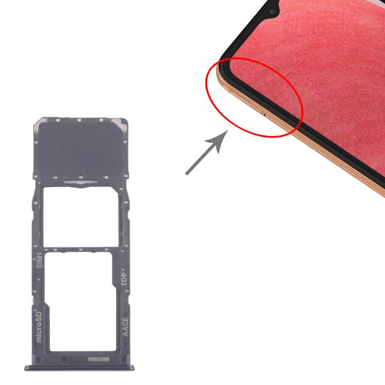 For Samsung Galaxy A13 SM-A135 Original SIM + Micro SD Card Tray (Black) - free shipping - PMc TechLife - Order now!