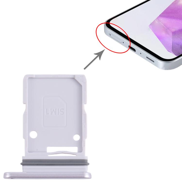 For Samsung Galaxy A36 SM-A366B Original SIM Card Tray (White) - free shipping - PMc TechLife - Order now!