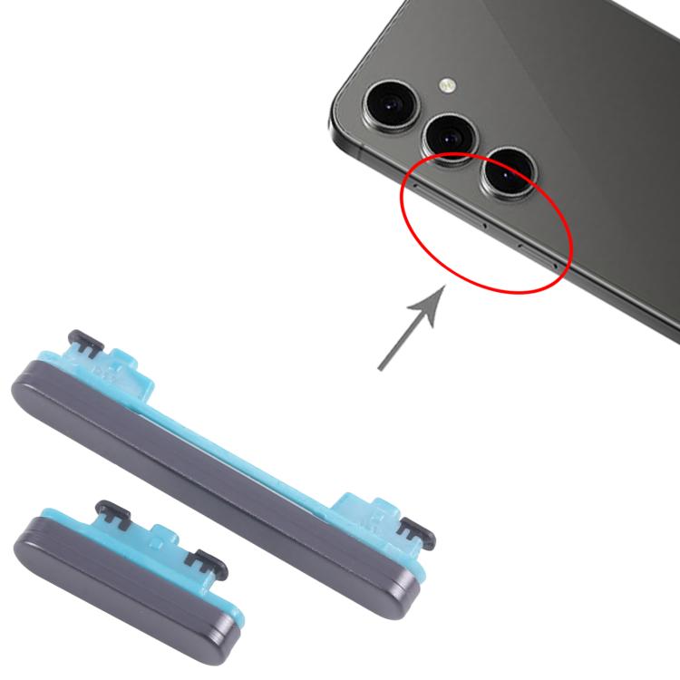 For Samsung Galaxy S24 FE SM-S721B 10pcs Power Button and Volume Control Button (Black) - free shipping - PMC TechLife - Order now!