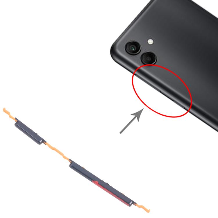 For Samsung Galaxy A04 SM-A045F 10pcs Power Button and Volume Control Button (Black) - free shipping - PMC TechLife - Order now!