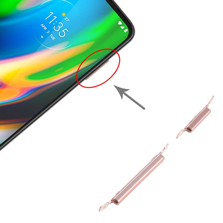 Power Button and Volume Control Button for Motorola Moto G9 Plus XT2087-1 (Gold) - Others by PMc TechLife | Online Shopping South Africa | PMc TechLife | Buy Now Pay Later Mobicred