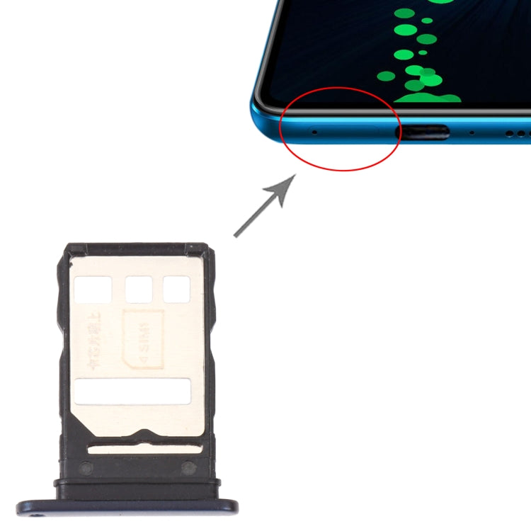 SIM Card Tray + SIM Card Tray / NM Card Tray for Honor X10 5G (Blue) - free shipping - PMc TechLife - Order now!