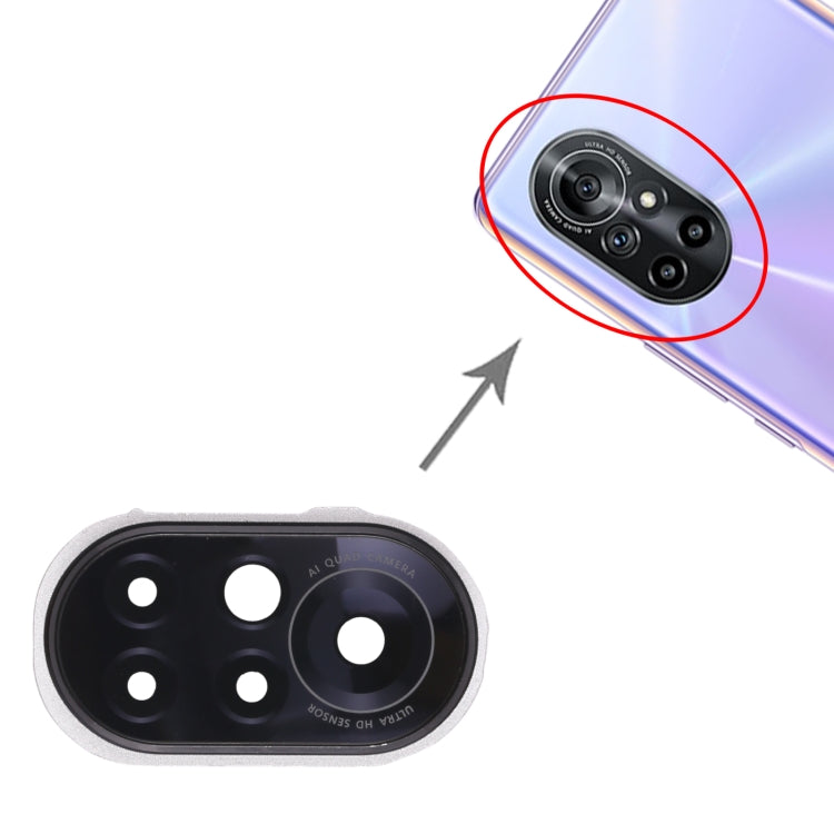 For Huawei Nova 8 5G 10pcs Camera Lens Cover (Black) - Camera by PMC TechLife | Online Shopping South Africa | PMC TechLife | Buy Now Pay Later Mobicred