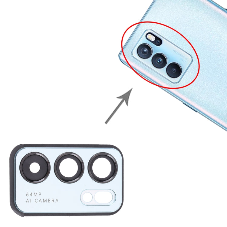 For OPPO Reno6 Pro 5G PEPM00, CPH2249 Camera Lens Cover (Blue) - free shipping - PMC TechLife - Order now!