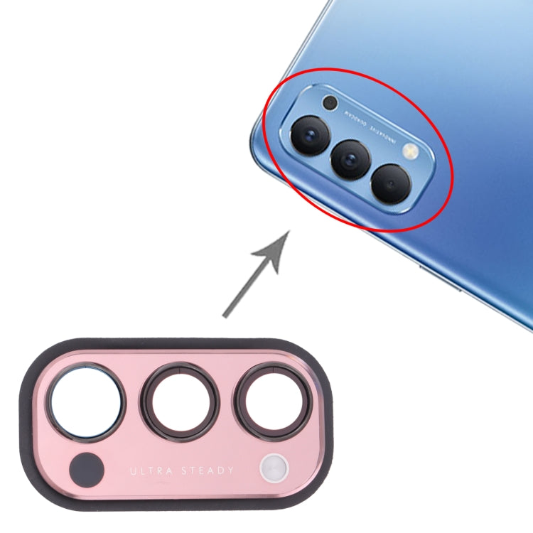 For OPPO Reno4 5G PDPM00, PDPT00, CPH2091 Camera Lens Cover (Red) - Camera Series by PMc TechLife | Online Shopping South Africa | PMc TechLife | Buy Now Pay Later Mobicred