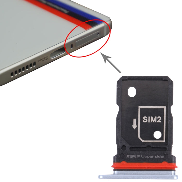 For Vivo iQOO 7 V2049A, I2009 SIM Card Tray + SIM Card Tray (Blue) - free shipping - PMc TechLife - Order now!