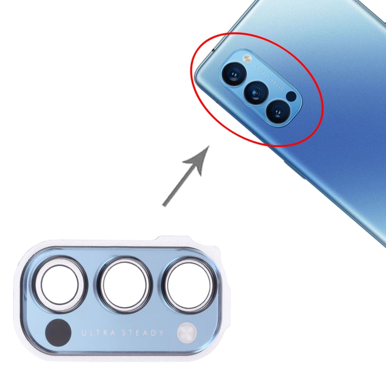 For OPPO Reno4 Pro 5G PDNM00, PDNT00, CPH2089 Camera Lens Cover (Blue) - Camera Series by PMc TechLife | Online Shopping South Africa | PMc TechLife | Buy Now Pay Later Mobicred