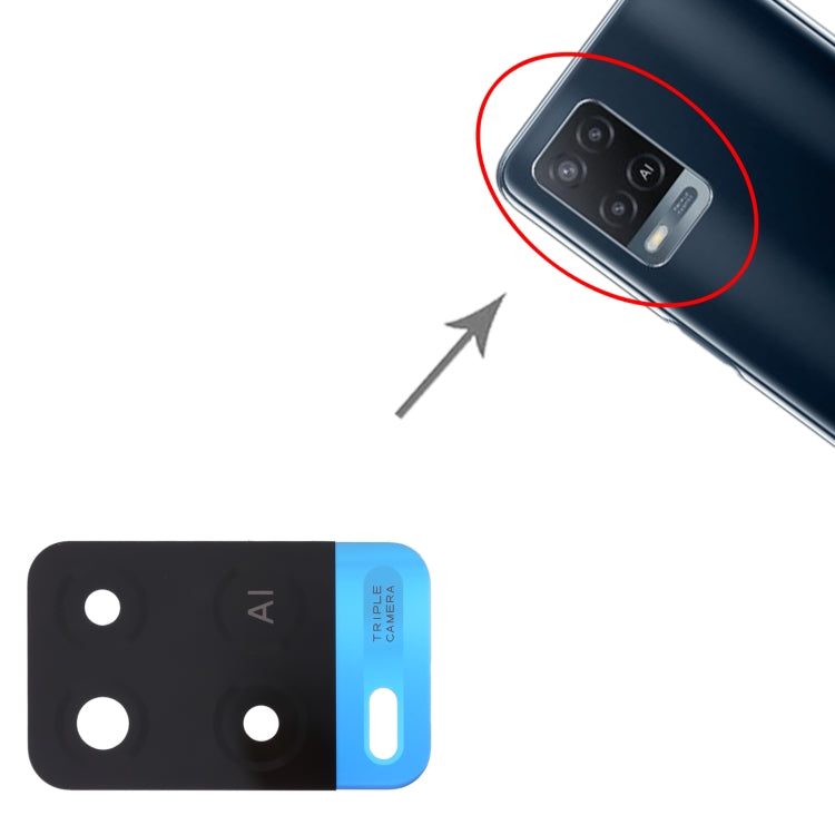 For OPPO A54 4G 10 PCS Back Camera Lens (Blue) - free shipping - PMC TechLife - Order now!