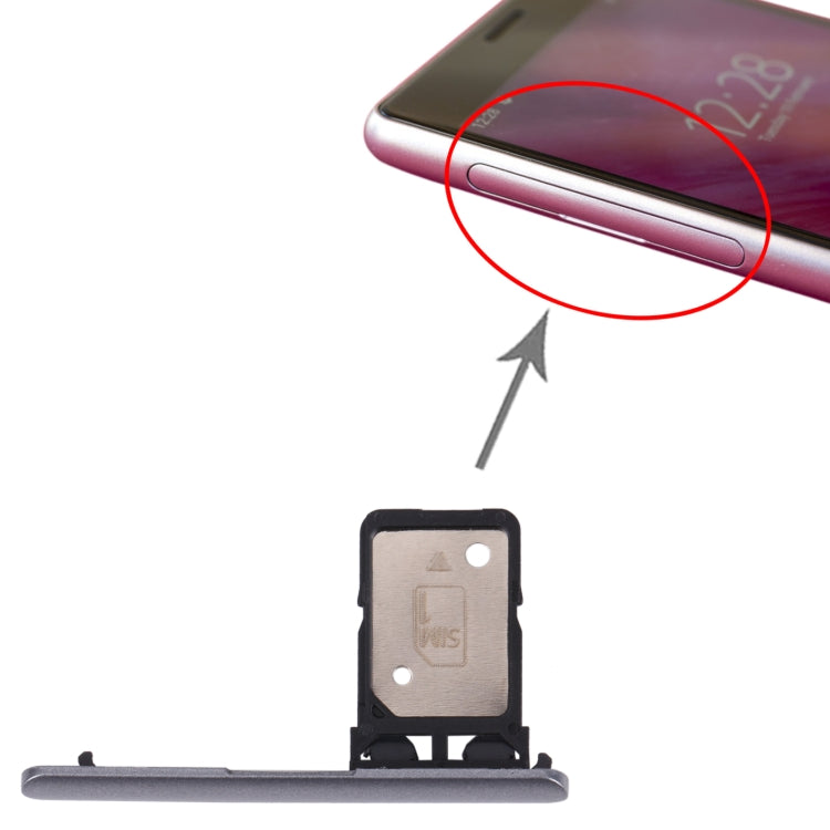 SIM Card Tray for Sony Xperia 10 Plus / 10 (Silver) - Card Tray by PMC TechLife | Online Shopping South Africa | PMC TechLife | Buy Now Pay Later Mobicred