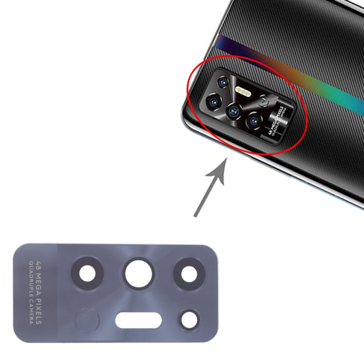 For Tecno Pova 2 LE7 10pcs Back Camera Lens - Camera Parts by PMc TechLife | Online Shopping South Africa | PMc TechLife | Buy Now Pay Later Mobicred