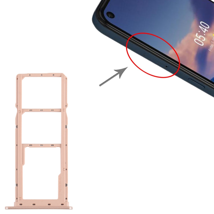 SIM Card Tray + SIM Card Tray + Micro SD Card Tray for Nokia 5.4 TA-1333 TA-1340 TA-1337 TA-1328 TA-1325 (Gold) - Card Tray by PMC TechLife | Online Shopping South Africa | PMC TechLife