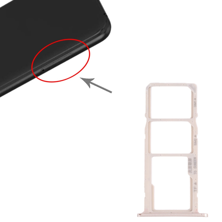 SIM Card Tray + SIM Card Tray + Micro SD Card Tray for Huawei Y5 lite (2018) (Silver) - Card Socket by PMc TechLife | Online Shopping South Africa | PMc TechLife | Buy Now Pay Later Mobicred