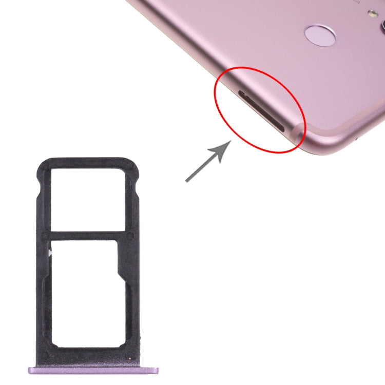 SIM Card Tray + SIM Card Tray / Micro SD Card Tray for Honor Play(Purple) - free shipping - PMc TechLife - Order now!