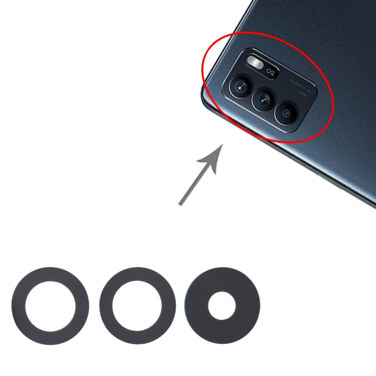 For OPPO Reno6 4G / Reno6 5G / Reno6 Z 10pcs Back Camera Lens - Camera Series by PMc TechLife | Online Shopping South Africa | PMc TechLife | Buy Now Pay Later Mobicred