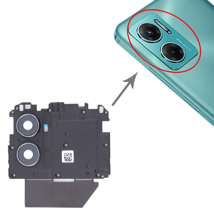 Back Camera Lens Frame for Xiaomi Redmi Note 11e - Camera by PMC TechLife | Online Shopping South Africa | PMC TechLife