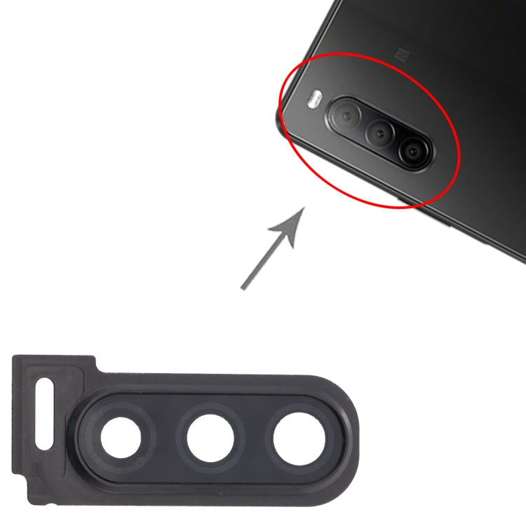 Camera Lens Cover for Sony Xperia 10 II (Black) - Camera by PMC TechLife | Online Shopping South Africa | PMC TechLife | Buy Now Pay Later Mobicred