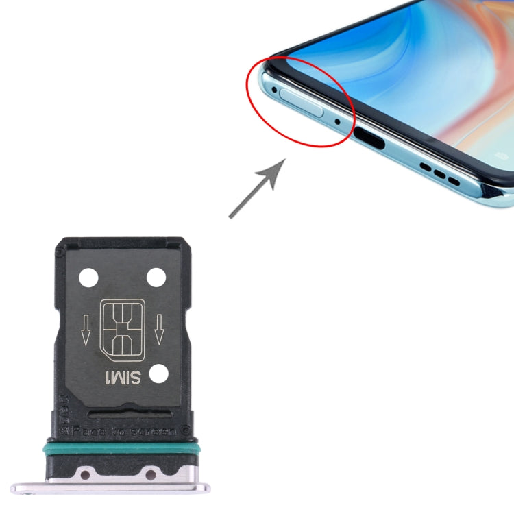 For OPPO Reno4 Pro 5G SIM Card Tray + SIM Card Tray (Gold) - Card Socket by PMc TechLife | Online Shopping South Africa | PMc TechLife | Buy Now Pay Later Mobicred