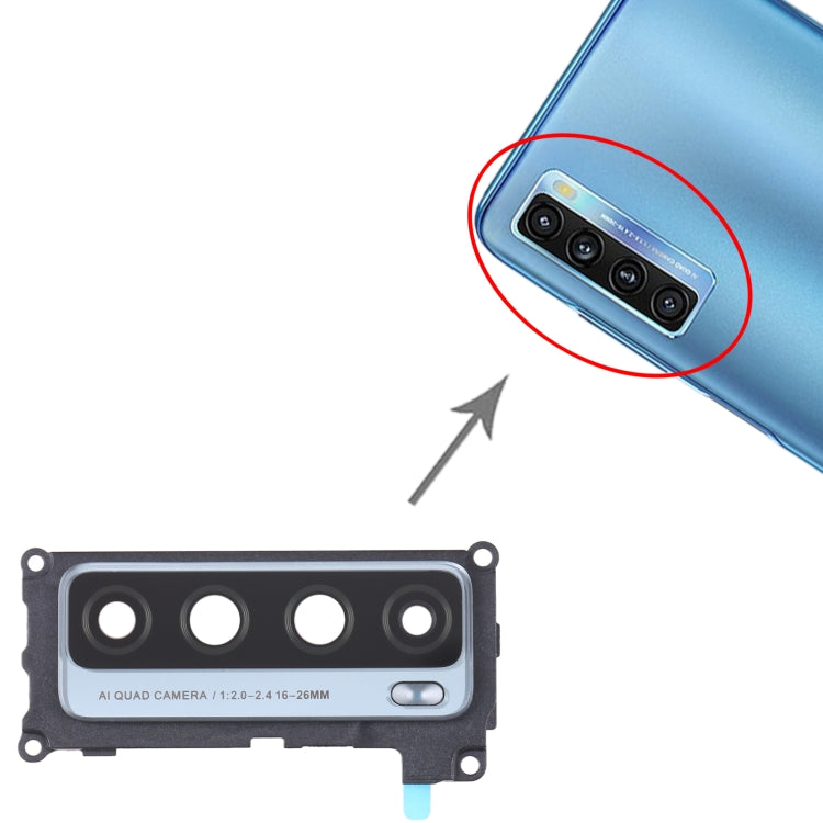 For TCL 20L / 20 Lite Camera Lens Cover(Black) - For TCL by PMC TechLife | Online Shopping South Africa | PMC TechLife