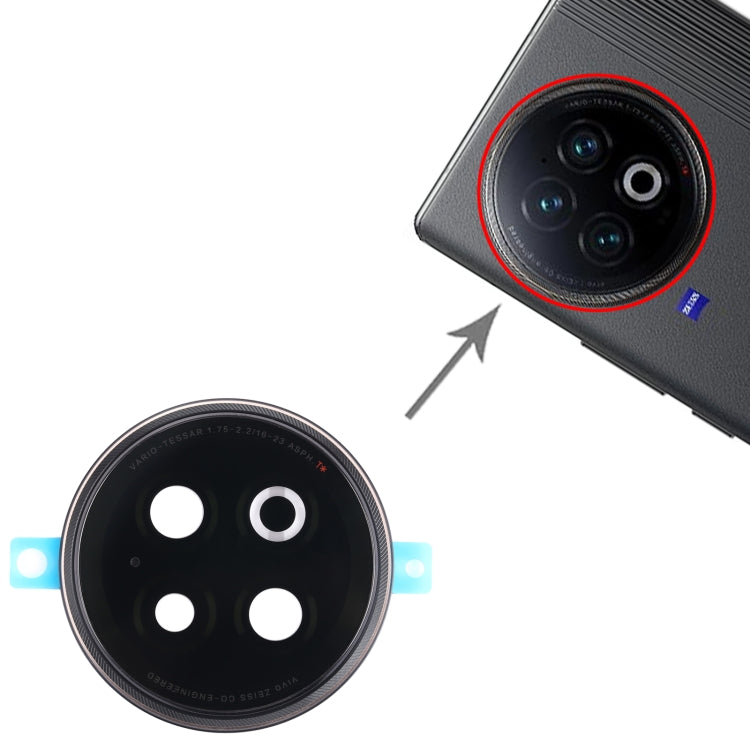 For vivo X Fold2 Original Camera Lens Cover (Black) - Camera Parts by PMC TechLife | Online Shopping South Africa | PMC TechLife