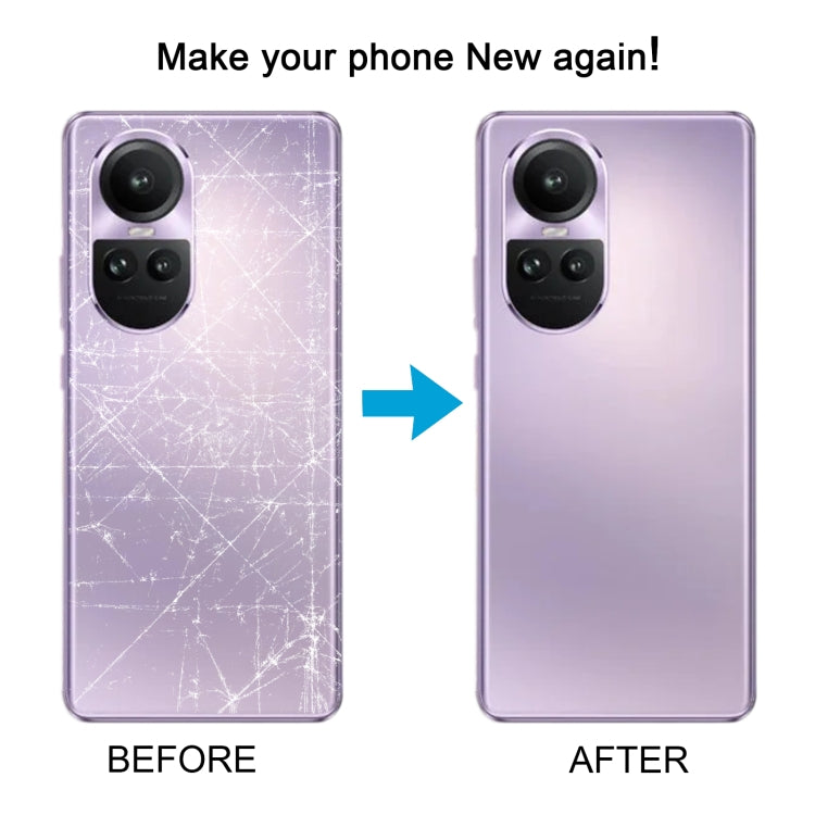 For OPPO Reno10 Pro Global Original Battery Back Cover with Camera Lens Cover(Purple) - Back Cover by PMC TechLife | Online Shopping South Africa | PMC TechLife | Buy Now Pay Later Mobicred