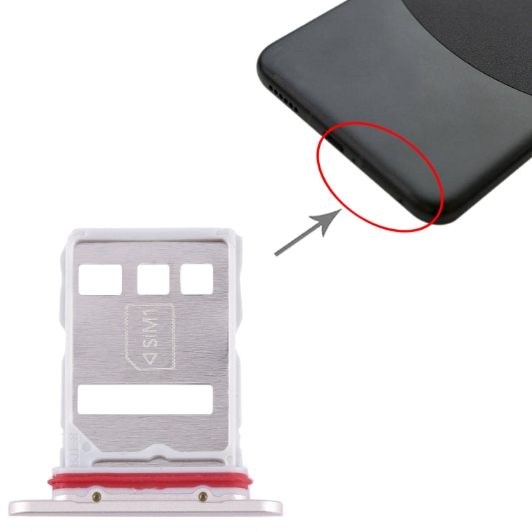 For Huawei Mate 60 SIM + NM Card Tray (Gold) - Card Socket by PMc TechLife | Online Shopping South Africa | PMc TechLife | Buy Now Pay Later Mobicred