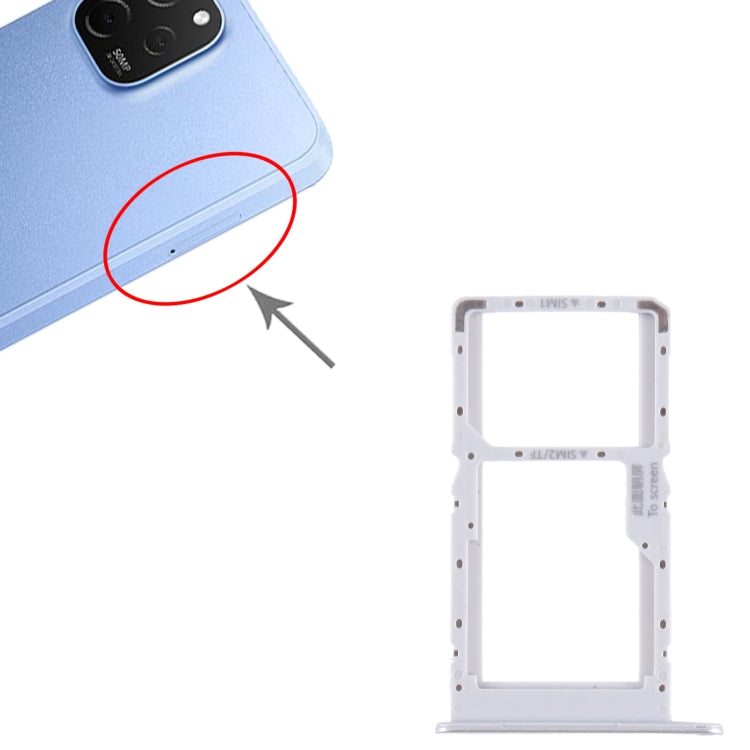 For Huawei Enjoy 50 SIM + SIM / Micro SD Card Tray (Gold) - Card Socket by PMc TechLife | Online Shopping South Africa | PMc TechLife | Buy Now Pay Later Mobicred