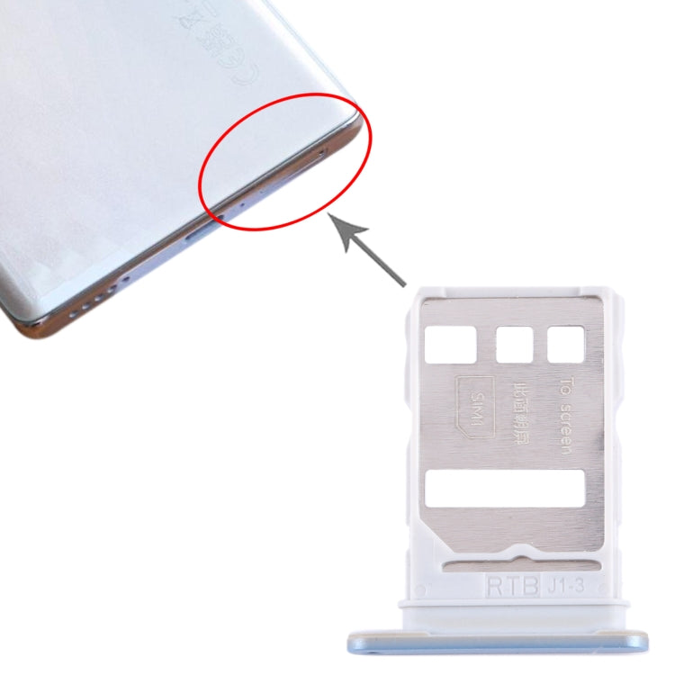 For Honor 70 Pro SIM + SIM Card Tray (Blue) - Card Socket by PMc TechLife | Online Shopping South Africa | PMc TechLife | Buy Now Pay Later Mobicred