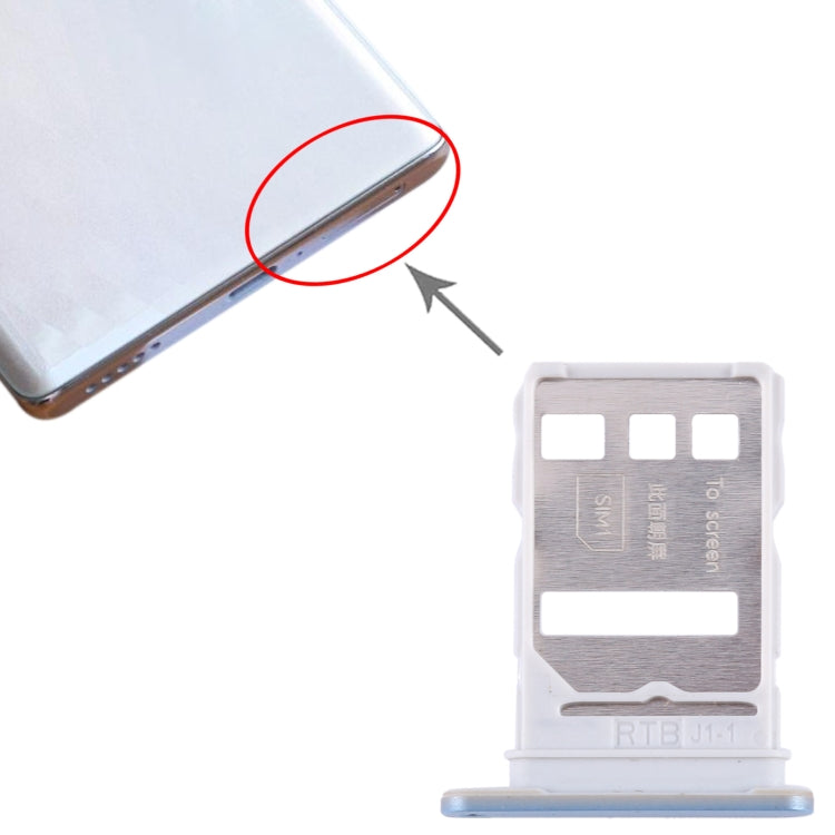 For Honor 90 Pro SIM + SIM Card Tray (Blue) - Card Socket by PMc TechLife | Online Shopping South Africa | PMc TechLife | Buy Now Pay Later Mobicred