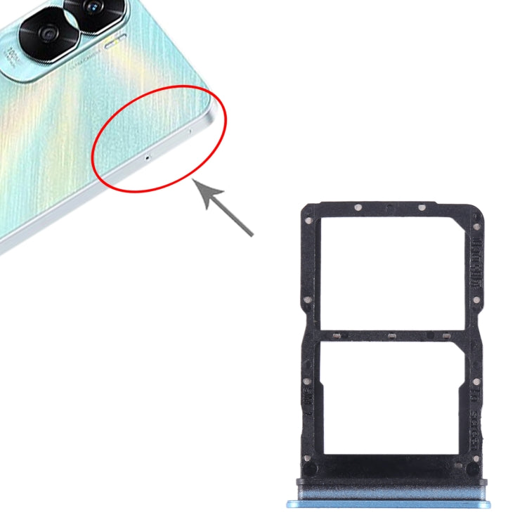 For Honor X50i SIM + SIM Card Tray (Blue) - Card Socket by PMc TechLife | Online Shopping South Africa | PMc TechLife | Buy Now Pay Later Mobicred