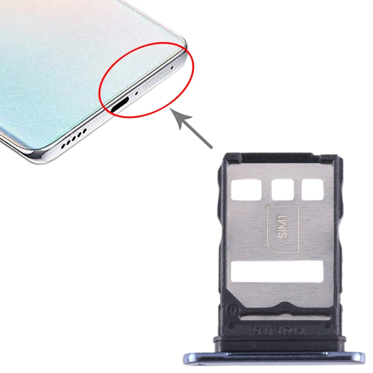 For Honor X40 GT SIM Card Tray (Silver) - Card Socket by PMc TechLife | Online Shopping South Africa | PMc TechLife | Buy Now Pay Later Mobicred