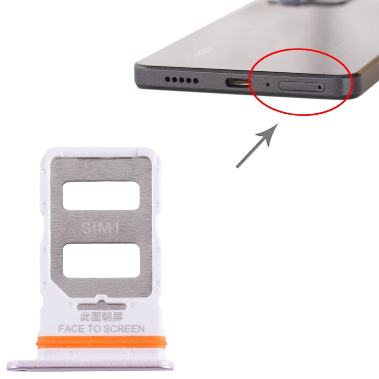 For Xiaomi Poco X5 Pro SIM Card Tray + SIM Card Tray (Pink) - Card Tray by PMC TechLife | Online Shopping South Africa | PMC TechLife