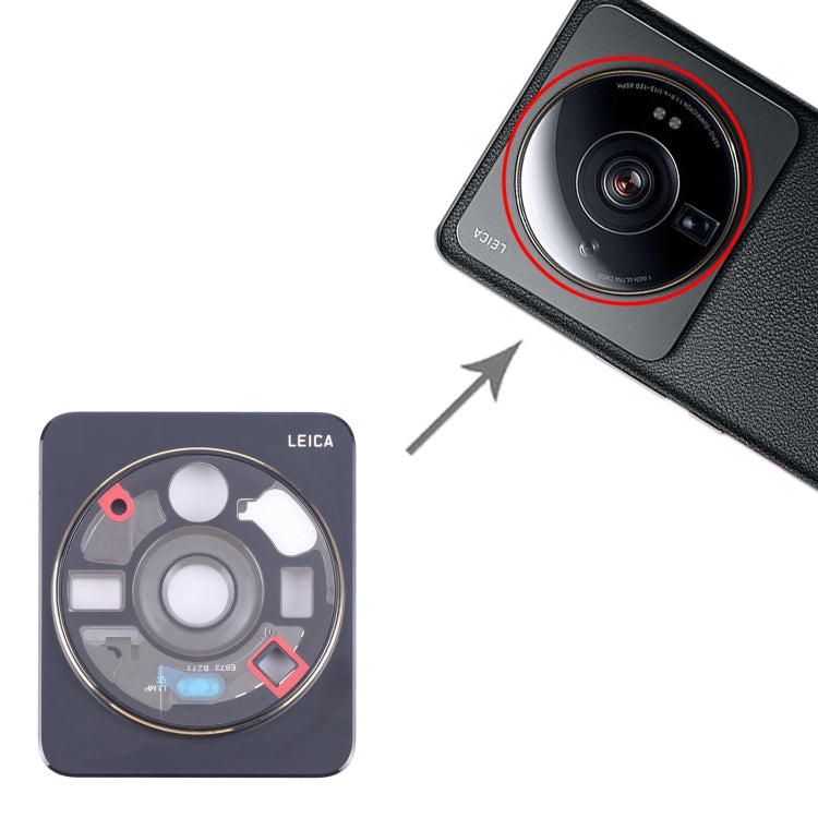For Xiaomi 12s Ultra Camera Lens Cover (Black) - Camera by PMC TechLife | Online Shopping South Africa | PMC TechLife