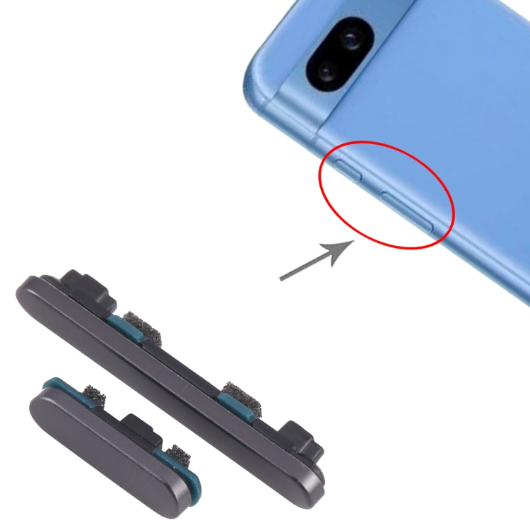 For Google Pixel 8A Power Button + Volume Control Button (Black) - Others by PMC TechLife | Online Shopping South Africa | PMC TechLife | Buy Now Pay Later Mobicred